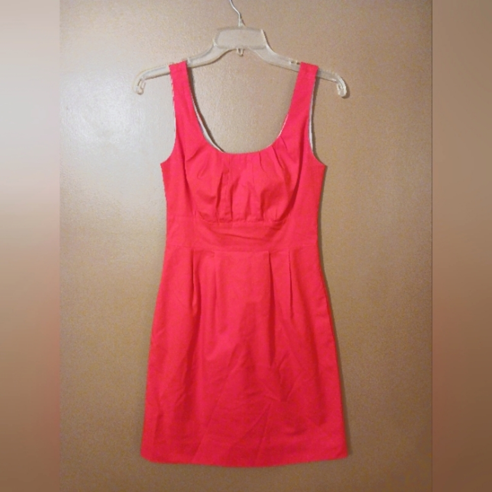 J Crew Suiting Dress Orange sz 0